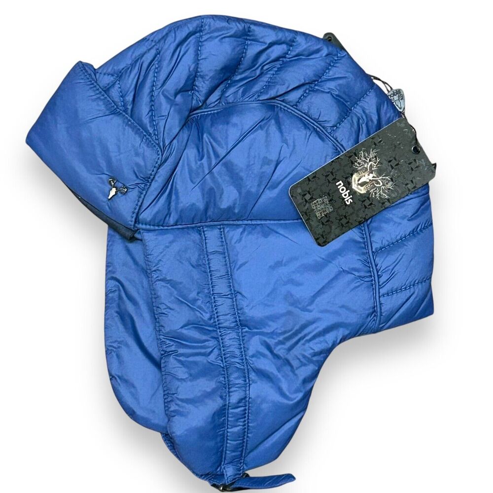 NWT Nobis Gazoo Fargo Hat Denim Blue Cap Dog Ears One Size OS